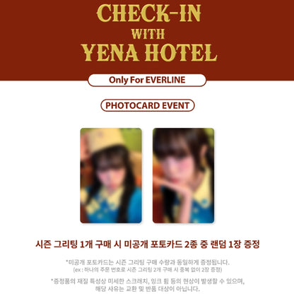 YENA 2025 SEASON'S GREETINGS [CHECK-IN WITH YENA HOTEL]   (+Online Benefit)