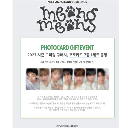 NEXZ 2027 Season's Greetings [meong meong!] (Online Benefit)
