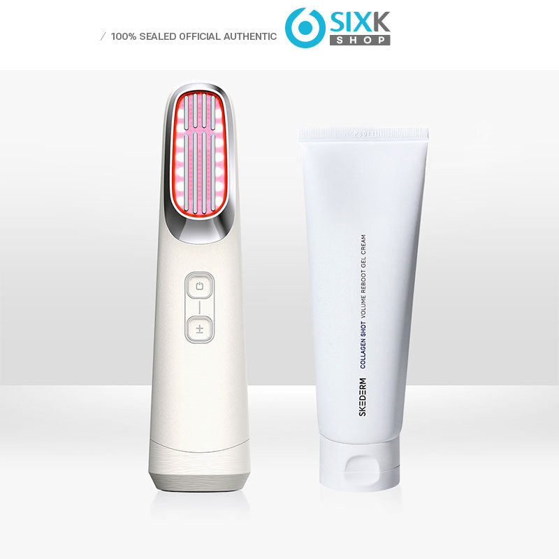 [LIMITED SALE] SHURINK HOME - VOLIUM DEVICE , COLLAGEN SHOT VOLUME REBOOT GEL CREAM  120mL SET