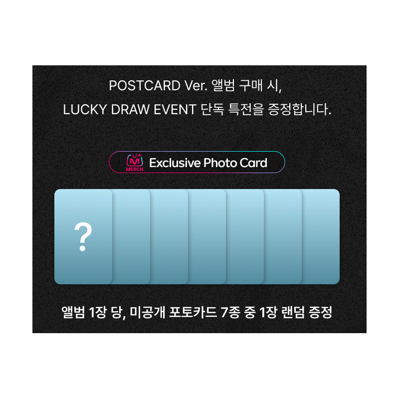 ALPHA DRIVE ONE - 2ND MINI ALBUM [UNBREAKABLE : BOY BEAST] POSTCARD VER. (MNET PLUS MERCH EVENT)