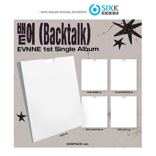 EVNNE - 1st Single Album [Backtalk] Digipack Ver.
