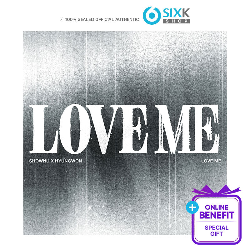 SHOWNU X HYUNGWON (MONSTA X) –  EP [LOVE ME] DIGIPACK VER (Limited)(Online Benefit)