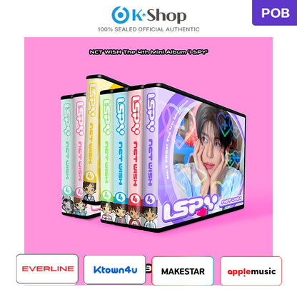 NCT WISH - 4TH MINI ALBUM [I SPY] Disc Pack Ver. (Online Benefit)