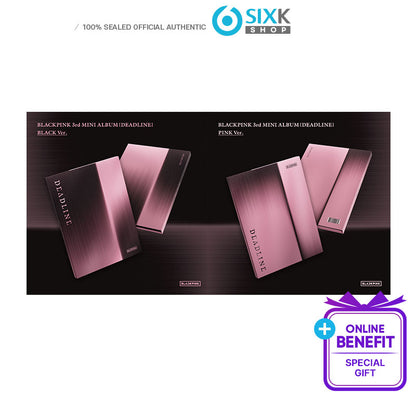 BLACKPINK 3rd Mini Album [DEADLINE] STANDARD VER (Online Benefit )