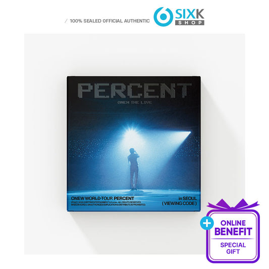 ONEW 2025-26 ONEW WORLD TOUR [ONEW THE LIVE : PERCENT (%)] (Online Benefit)