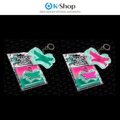 LE SSERAFIM - 2ND SINGLE ALBUM [Made My Night] Glow Clicker Keychain ver.