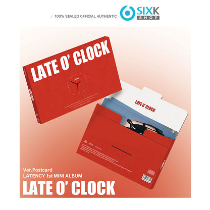 LATENCY - 1st MiNi ALBUM [LATE O CLOCK] Postcard Ver.
