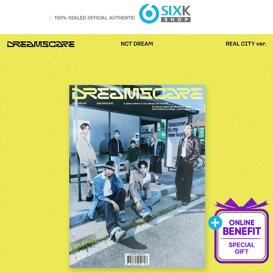 NCT DREAM 4nd Album [DREAMSCAPE] (REAL CITY ver.) (Choice Member /+Online Benefit)