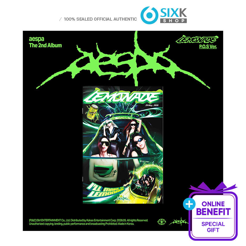 aespa 2nd Album [LEMONADE](P.O.S Ver.)(Online Benefit)