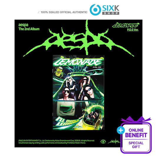 aespa 2nd Album [LEMONADE](P.O.S Ver.)(Online Benefit)