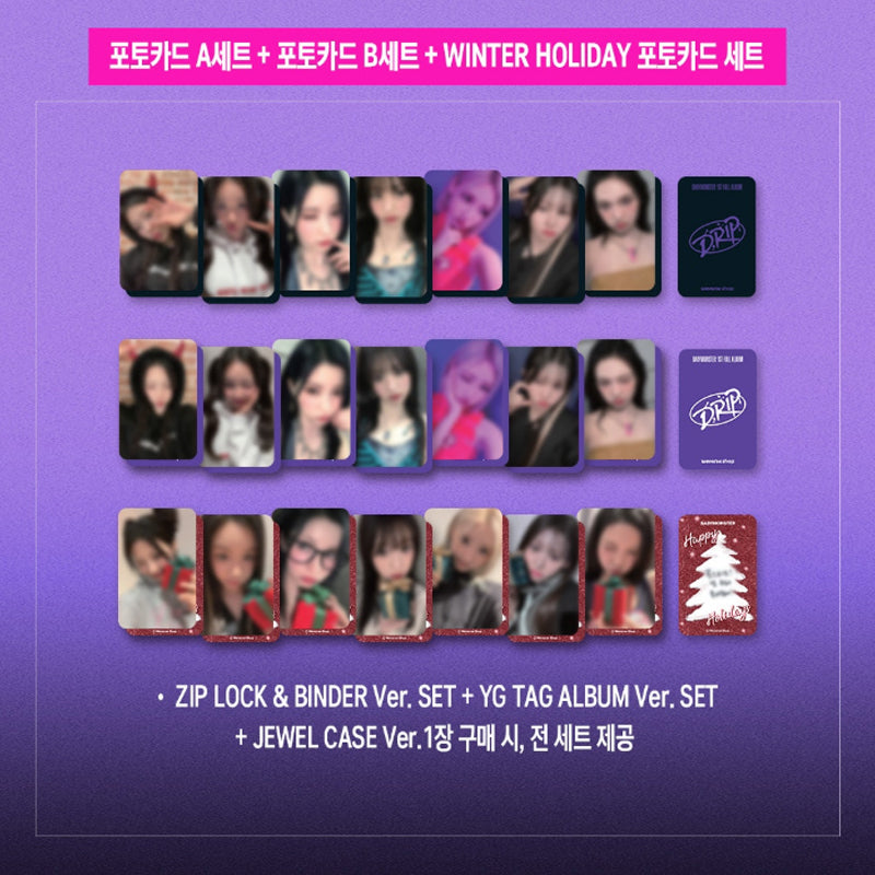 BABYMONSTER 1ST [DRIP] Weverse Winter Holiday (+Luckydraw)