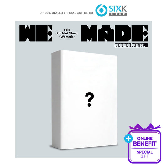 i-dle - 9th Mini Album [We Made] Mono Ver. (Online Benefit)