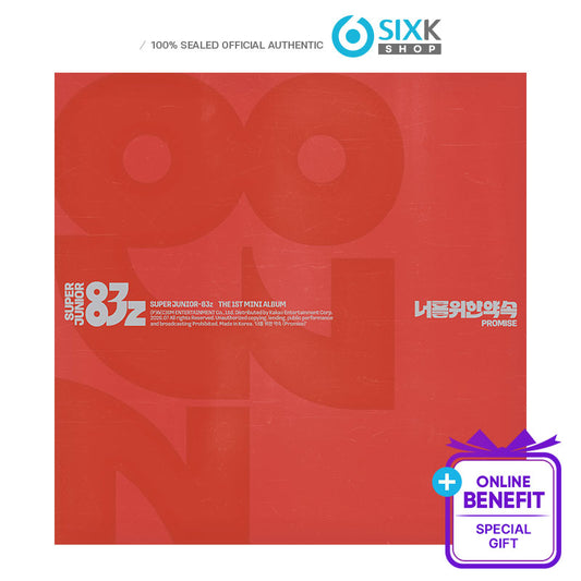 SUPER JUNIOR-83z THE 1ST MINI ALBUM [Promise] Photobook Ver. (Online Benefit)