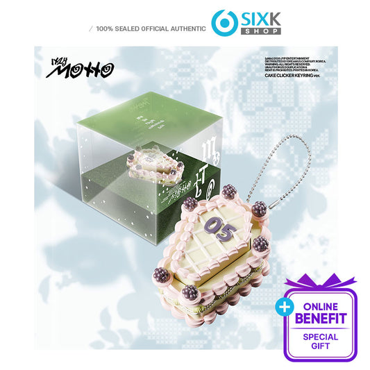 ITZY - [Motto] CAKE CLICKER KEYRING Ver. (Online Benefit)