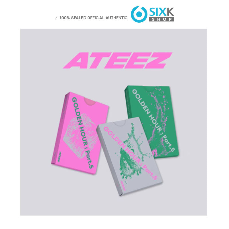 ATEEZ - 14TH MINI ALBUM [GOLDEN HOUR : Part.5]  POCAALBUM VER.(LUCKY DRAW)