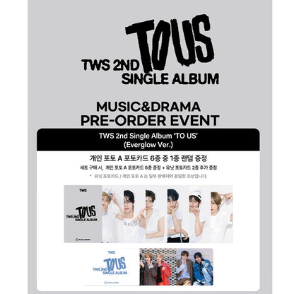 TWS - 2nd Single Album [TO US] Everglow Ver.(Online Benefit)