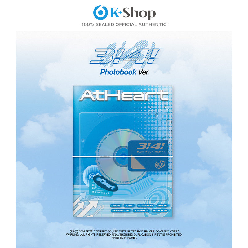 ATHeart - SINGLE ALBUM [3!4!]  Photobook Ver.