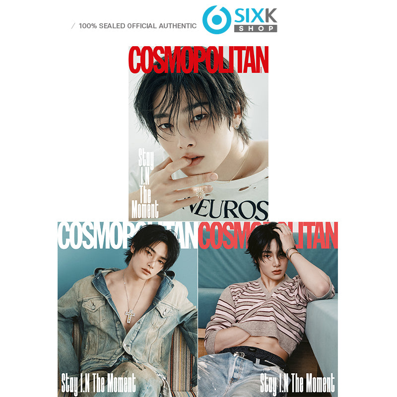 Cosmopolitan - STRAY KIDS I.N Cover AND book-in-book [Dec Issue 2025] (With Translation)