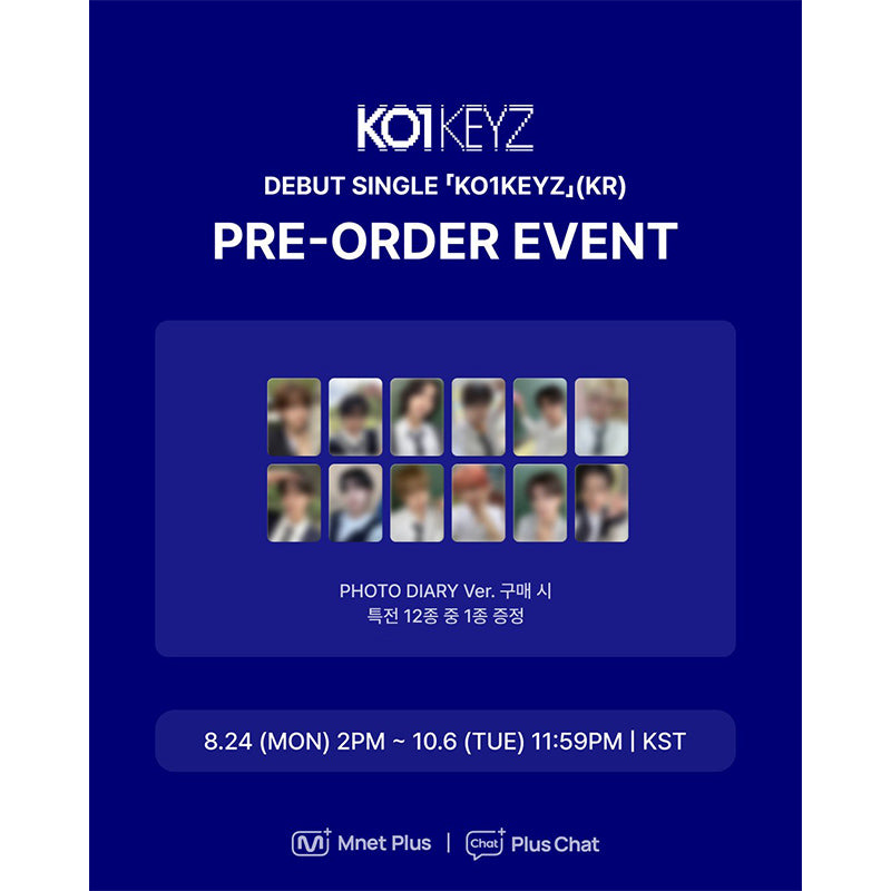 KO1KEYZ -DEBUT SINGLE [KO1KEYZ] Photo Diary Ver (Online Benefit)