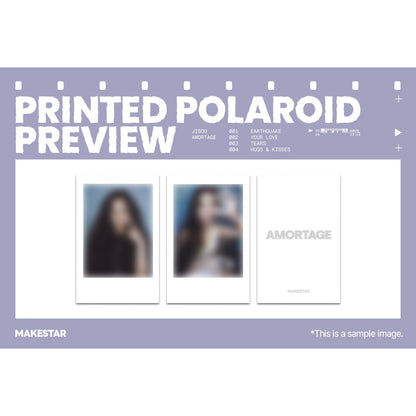 JISOO Mini Album [AMORTAGE] PURPLE Ver /BLACK Ver (EXCLUSIVE EDITION Ver) (+Online Benefit)