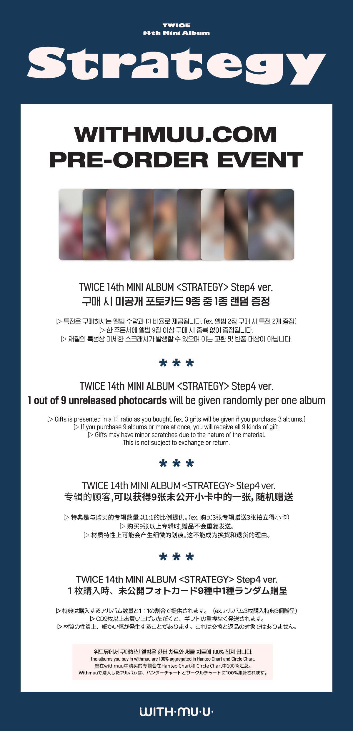 TWICE 14th mini Album [STRATEGY] Step4 Ver (+Online Benefit)