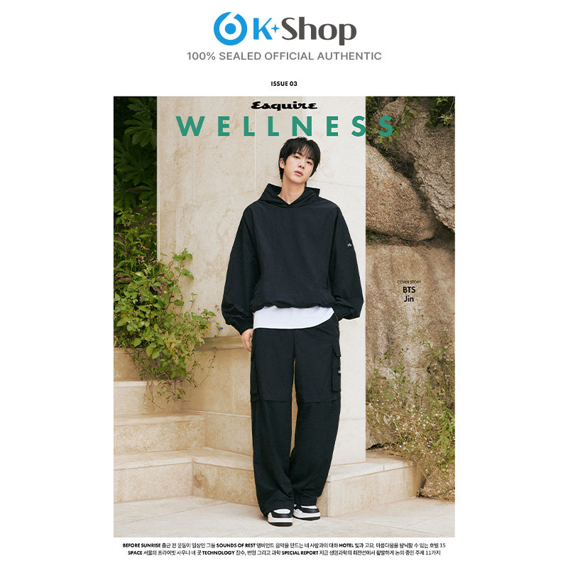 ESQUIRE WELLNESS - JIN(BTS) COVER [OCT ISSUE 2026] With Translation (SIXKSHOP EXCLUSIVE BENEFIT)