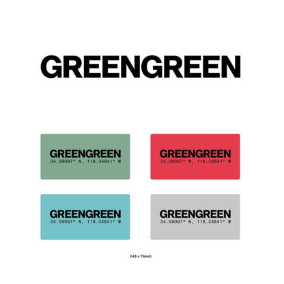 CORTIS - 2ND MINI ALBUM [GREENGREEN] Weverse Albums Ver. (Online Benefit)