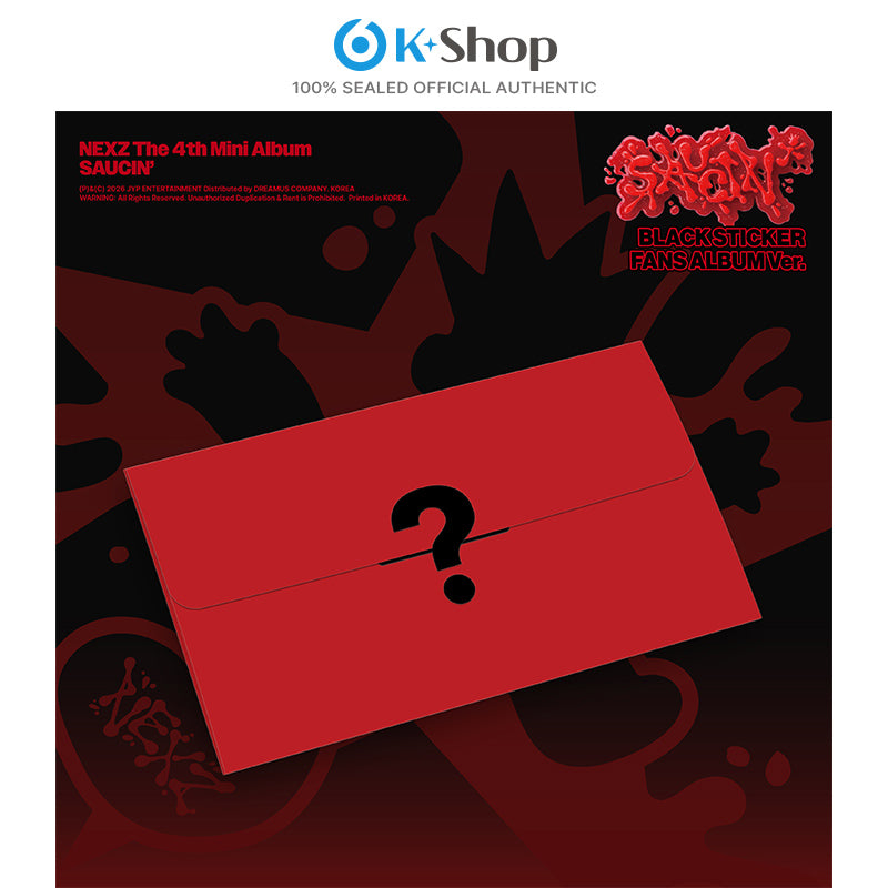 NEXZ - 4ST MINI album [SAUCIN] STICKER Ver. (Online Benefit)