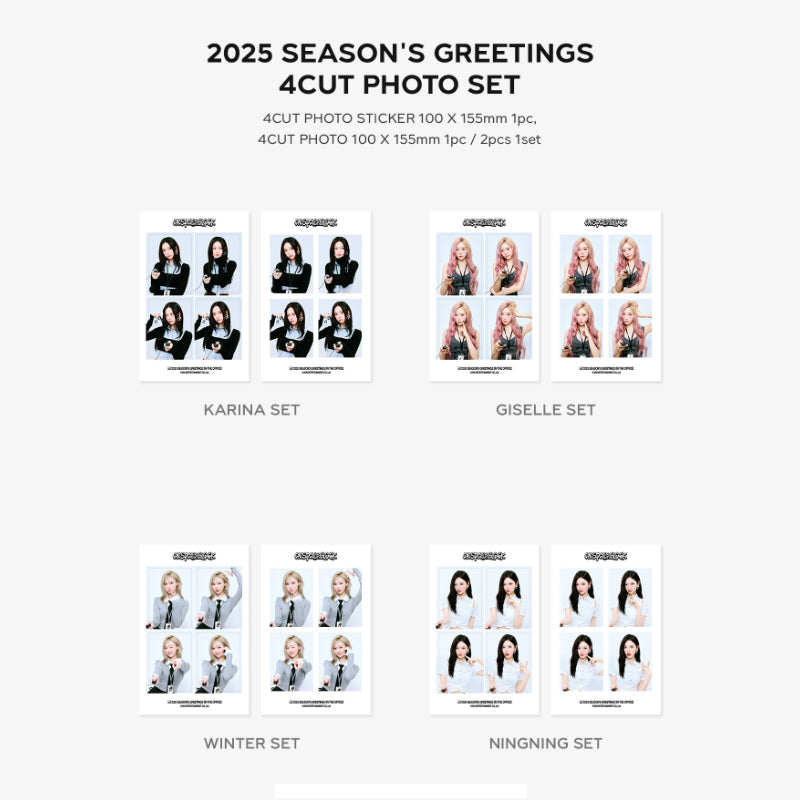 AESPA - 2025 SM ARTIST SEASON’S GREETINGS MD