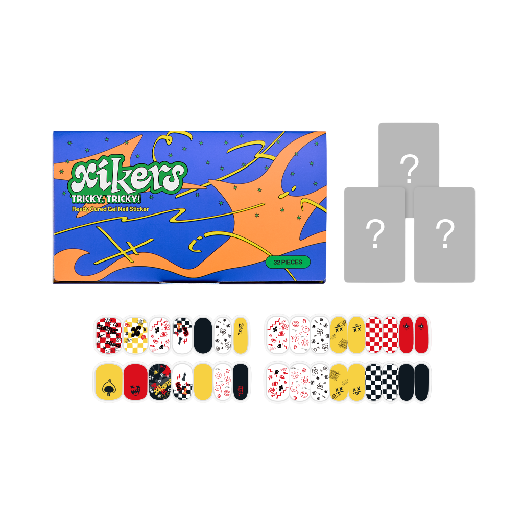 xikers READY CURED GEL NAIL STICKER [Includes 2 official photocards]