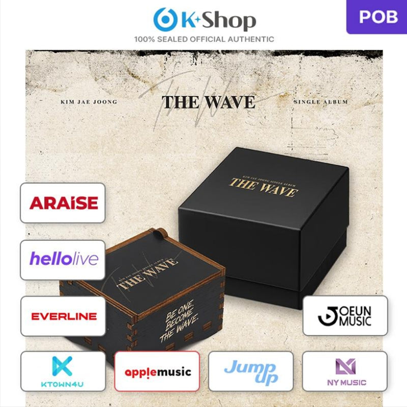 KIM JAE JOONG - [The Wave] (Online Benefit)