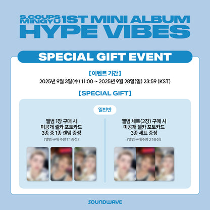 SEVENTEEN S.COUPS X MINGYU 1st Mini Album [HYPE VIBES] Photobook Ver. (Online Benefit)