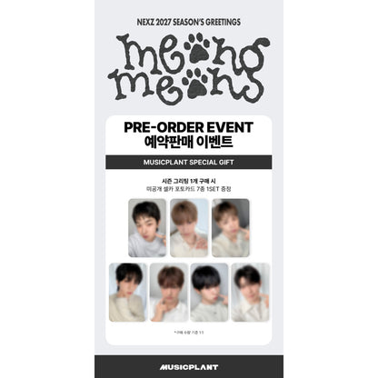 NEXZ 2027 Season's Greetings [meong meong!] (Online Benefit)