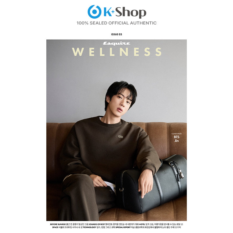 ESQUIRE WELLNESS - JIN(BTS) COVER [OCT ISSUE 2026] With Translation (SIXKSHOP EXCLUSIVE BENEFIT)