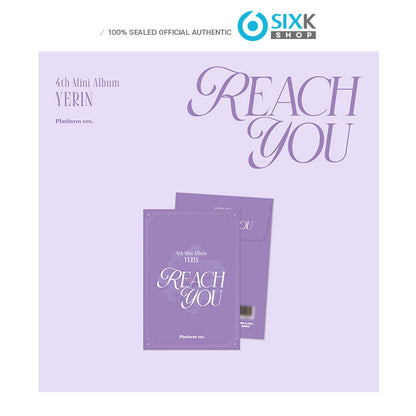 YERIN (GFRIEND) -4th Mini [REACH YOU] Platform Ver.