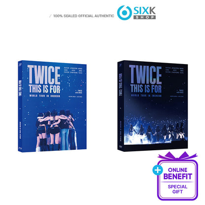 TWICE THIS IS FOR WORLD TOUR IN INCHEON [DVD]+[BLU-RAY] (Online Benefit)
