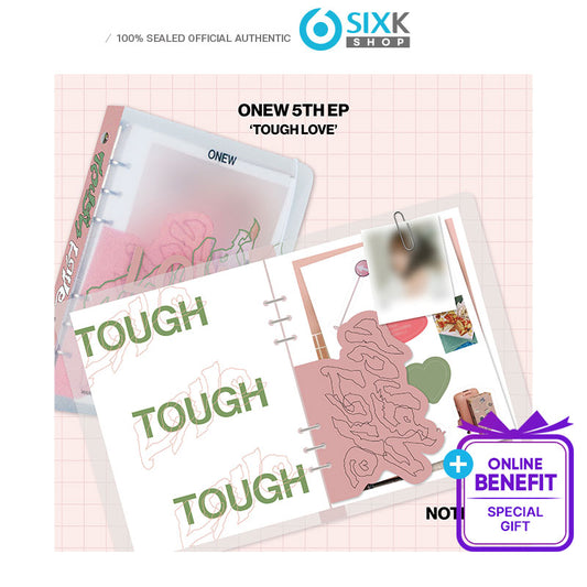 ONEW - 5th Mini Album [TOUGH LOVE] NOTE Ver.(Online Benefit)