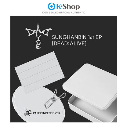 SUNGHANBIN(ZB1) - 1st EP [DEAD ALIVE] Paper Incense Ver. (Limited)