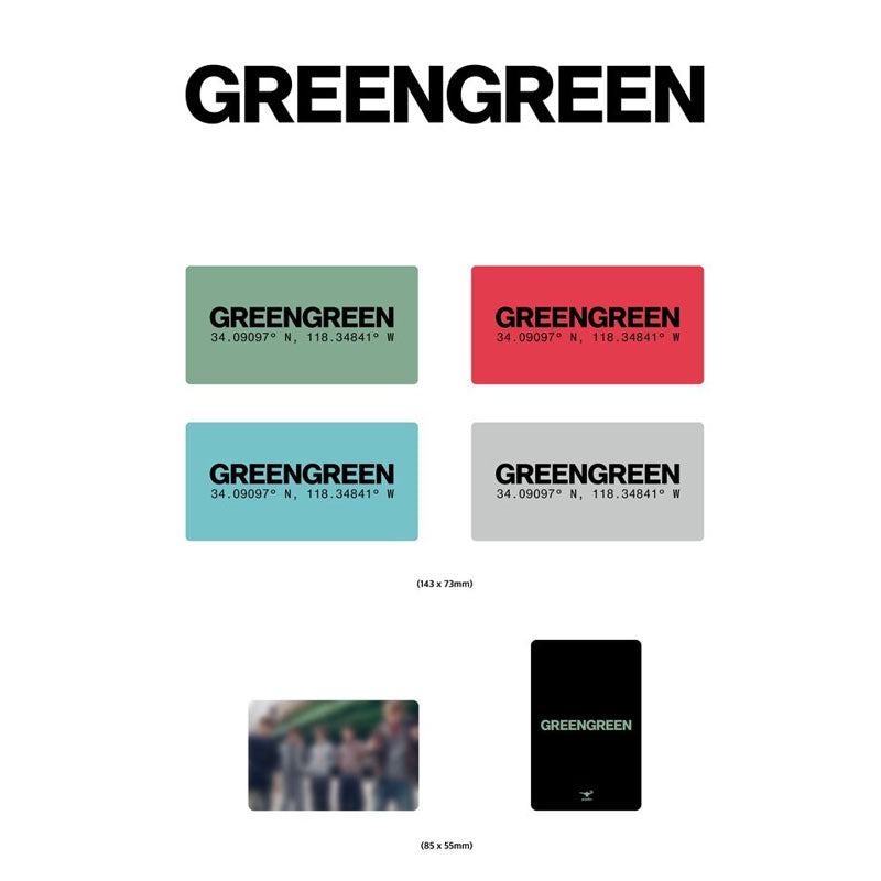 CORTIS - 2ND MINI ALBUM [GREENGREEN] Weverse Albums Ver. (Online Benefit)
