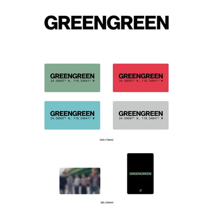 CORTIS - 2ND MINI ALBUM [GREENGREEN] Weverse Albums Ver. (Online Benefit)
