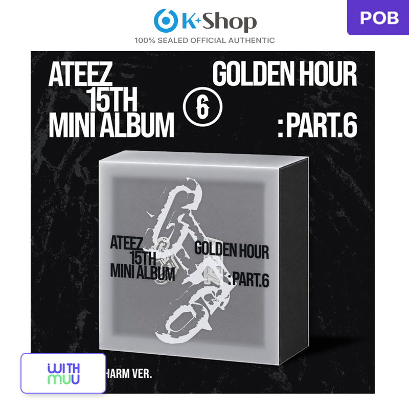 ATEEZ - 15TH MINI ALBUM [GOLDEN HOUR : Part.6] EARPHONE CHARM VER. (Online Benefit)