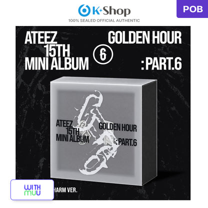 ATEEZ - 15TH MINI ALBUM [GOLDEN HOUR : Part.6] EARPHONE CHARM VER. (Online Benefit)