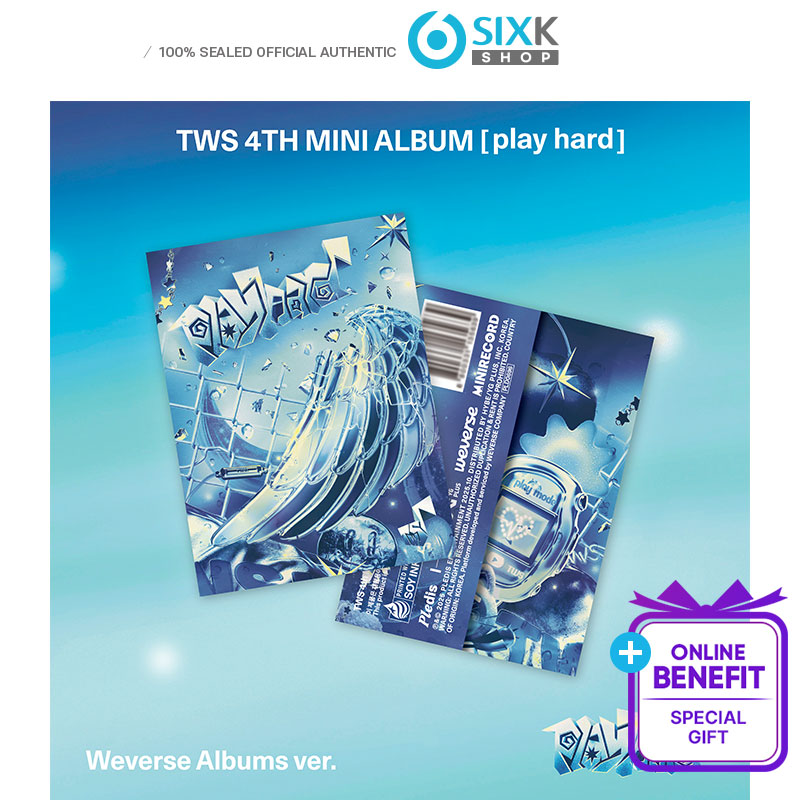 TWS - 4th Mini Album [play hard] (Weverse Albums ver.)(Online Benefit)