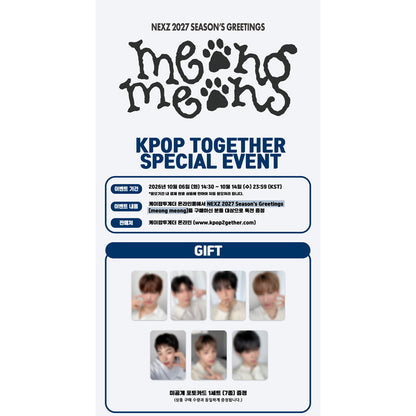 NEXZ 2027 Season's Greetings [meong meong!] (Online Benefit)