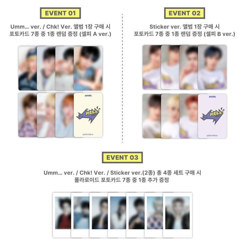 NEXZ - 2nd Single Album [Mmchk] Photobook ver.+Sticker ver. SET 4EA (LUCKY DRAW)