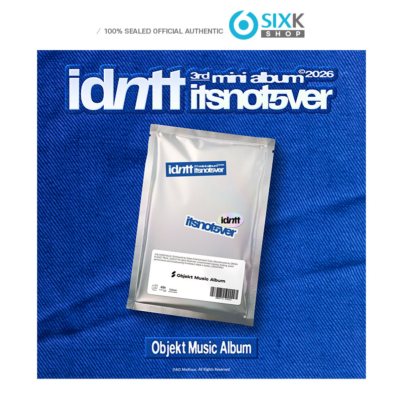 IDNTT -  3RD MINI ALBUM [itsnotover] (Objekt Music Album)