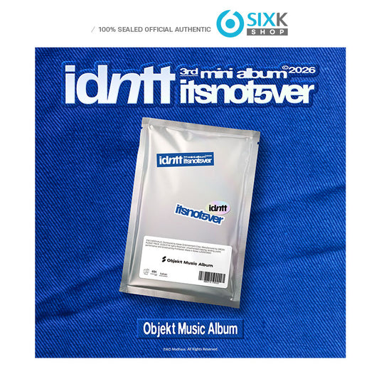 IDNTT -  3RD MINI ALBUM [itsnotover] (Objekt Music Album)