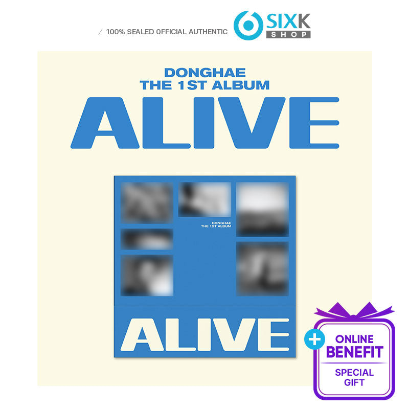 DONGHAE(SUPER JUNIOR) - THE 1ST ALBUM [ALIVE] PHOTOBOOK VER. (Online Benefit)