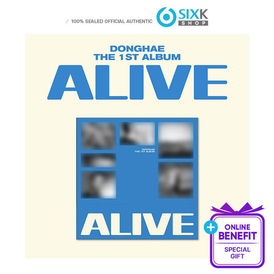 DONGHAE(SUPER JUNIOR) - THE 1ST ALBUM [ALIVE] PHOTOBOOK VER. (Online Benefit)
