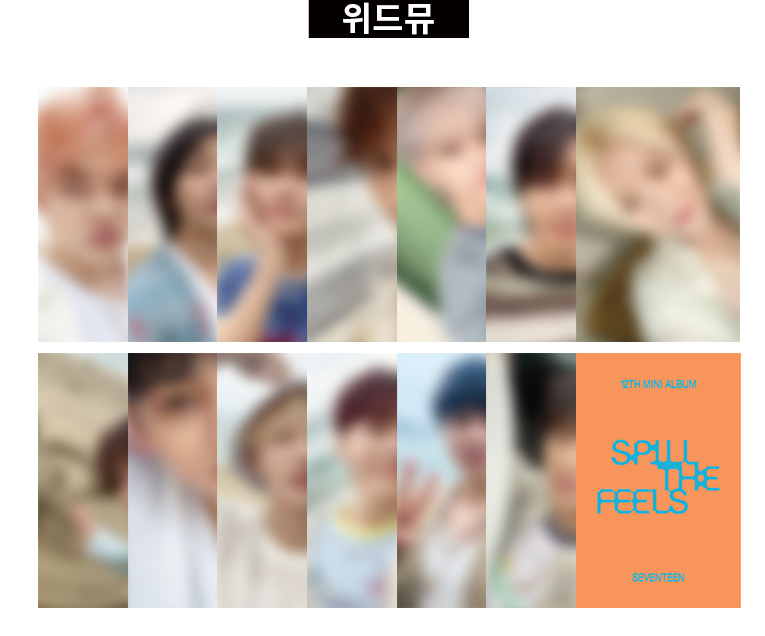 SEVENTEEN 12th Mini Album [SPILL THE FEELS] (Standard ver)(+LUCKY DRAW)